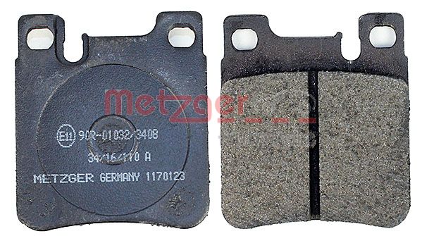 METZGER 1170123 - Тормозные колодки 