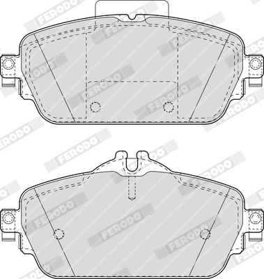 FERODO FDB4870 - Комплект тормозных колодок, дисковый тормоз FUSE+ Technology