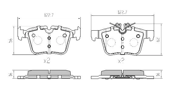 FREMAX FBP-2001 - Тормозные колодки 
