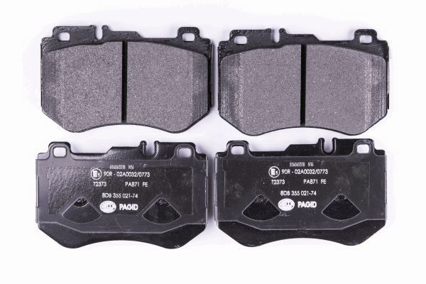 HELLA 8DB 355 021-741 - Тормозные колодки 