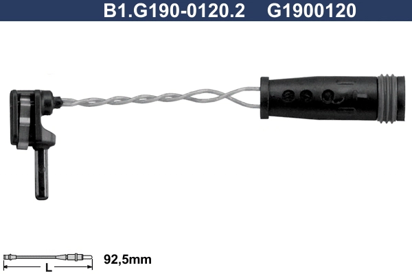 GALFER B1.G190-0120.2 - Датчик износа тормозных колодок