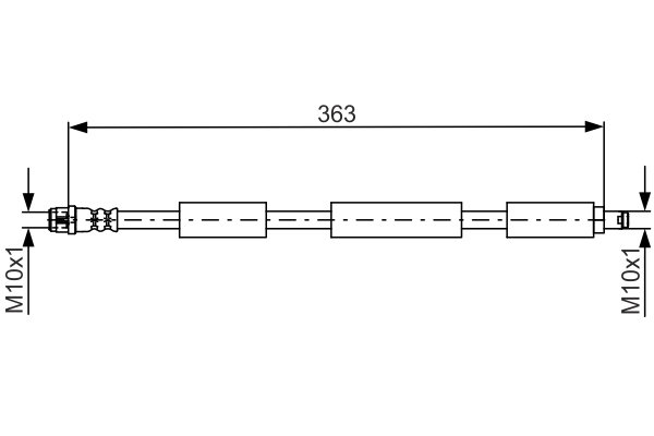 BOSCH 1 987 481 749 - Тормозные шланги