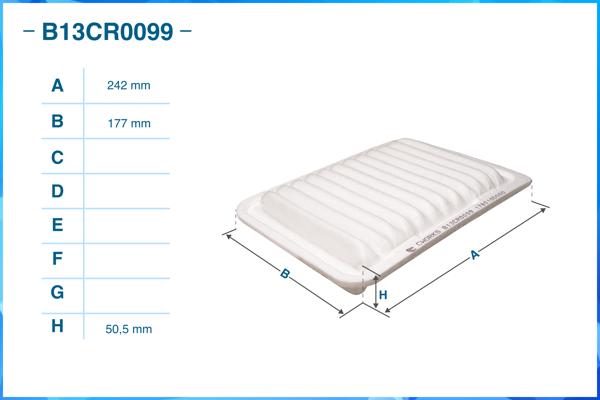 CWORKS B13CR0099 - Воздушный фильтр