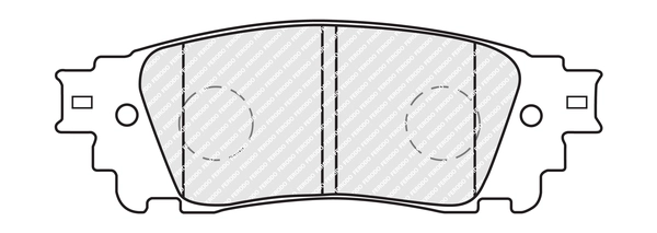 FERODO FDB5297 - Комплект тормозных колодок, дисковый тормоз PREMIER ECO FRICTION