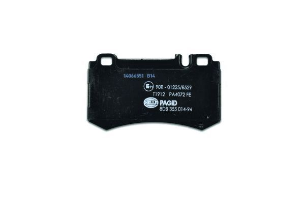 HELLA 8DB 355 014-941 - Тормозные колодки 