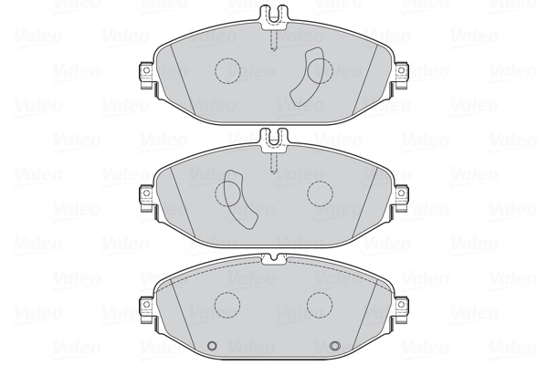 VALEO 302305 - Комплект тормозных колодок, дисковый тормоз FIRST