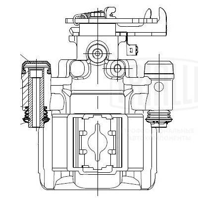 TRIALLI CF 162103 - Тормозной суппорт