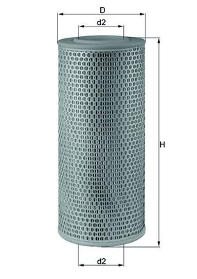 KNECHT LX 610 - Воздушный фильтр