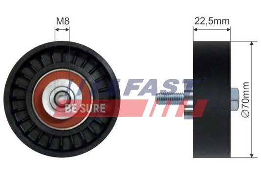 FAST FT44550 - Натяжной ролик