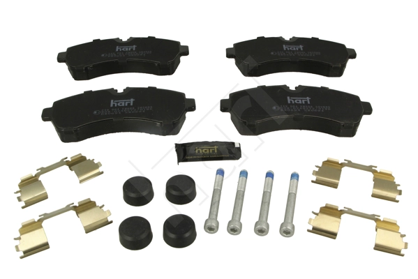 HART 249 004 - Комплект тормозных колодок, дисковый тормоз PREMIUM LINE