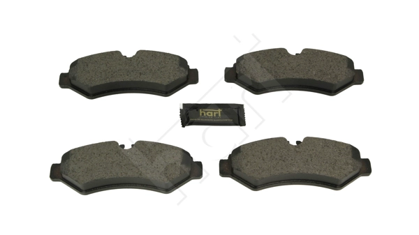 HART 259 696 - Комплект тормозных колодок, дисковый тормоз PREMIUM LINE