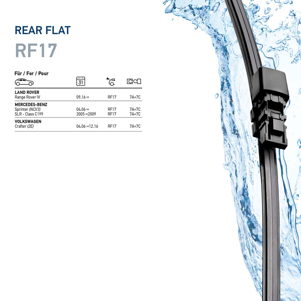 HELLA 9XW 358 179-171 - Щетка стеклоочистителя Rear