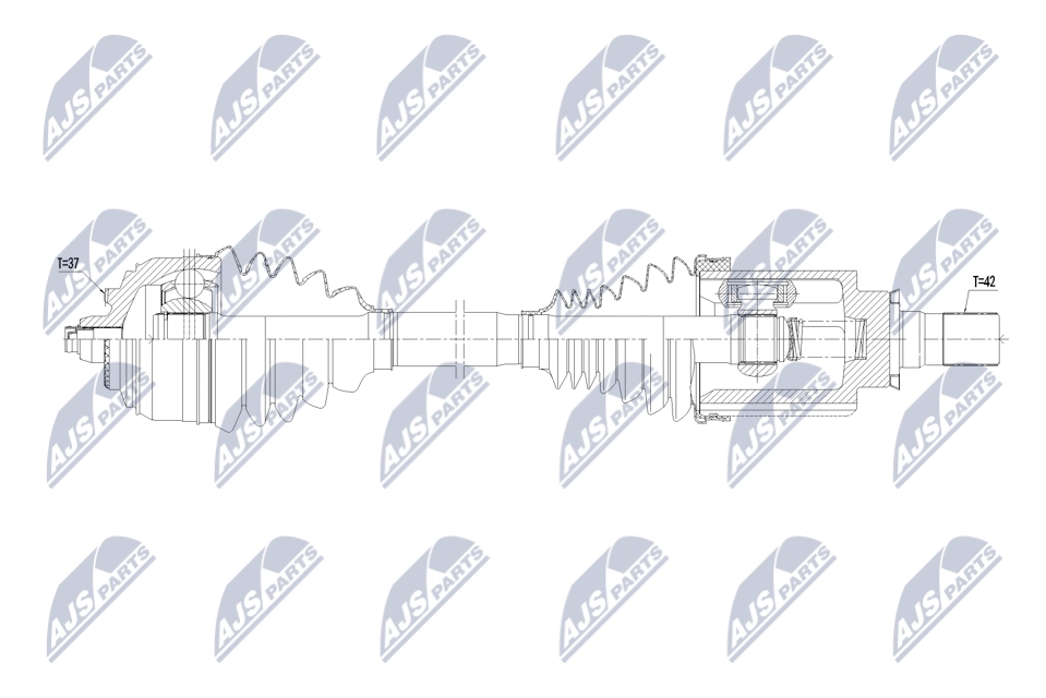 Приводной вал (полуось)