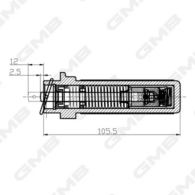 GMB GHAT-113 - Успокоитель ремня ГРМ