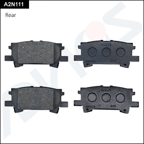 ADVICS A2N111 - Тормозные колодки 