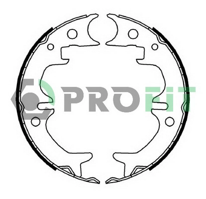 PROFIT 5001-4008 - Барабанные колодки