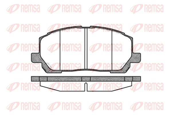 REMSA 0855.00 - Тормозные колодки 