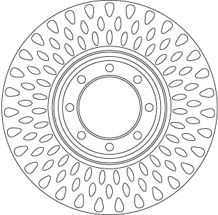TRW DF6688S - Тормозные диски