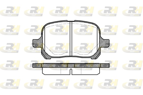 ROADHOUSE 2621.00 - Тормозные колодки 