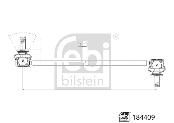 FEBI BILSTEIN 184409 - Стойки стабилизатора