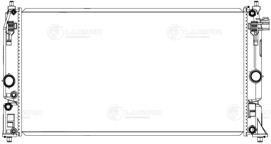LUZAR LRc 1901 - Радиатор охлаждения