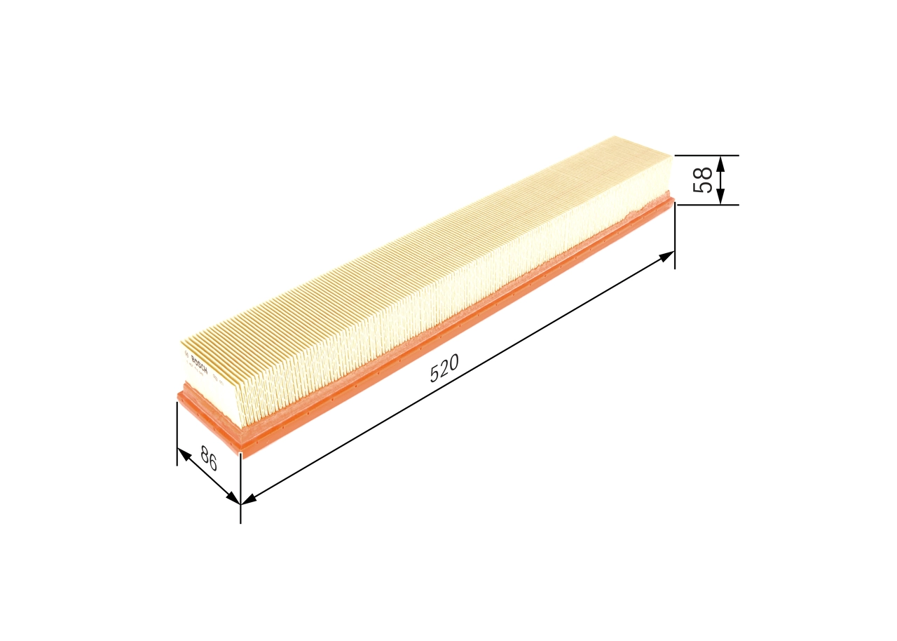 BOSCH 1 457 433 043 - Воздушный фильтр