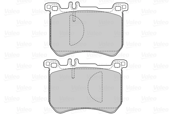 VALEO 601538 - Тормозные колодки 