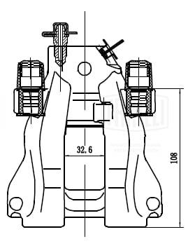TRIALLI CF 052305 - Тормозной суппорт