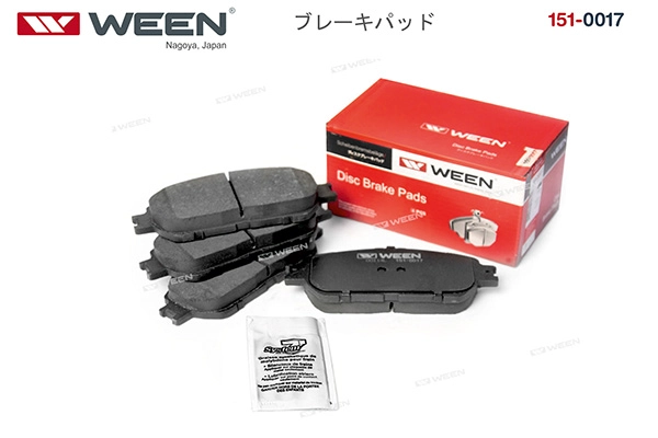 WEEN 151-0017 - Тормозные колодки 