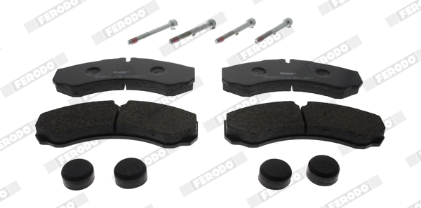 FERODO FVR1315 - Комплект тормозных колодок, дисковый тормоз PREMIER ECO FRICTION