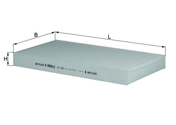 KNECHT LA 152 - Салонный фильтр