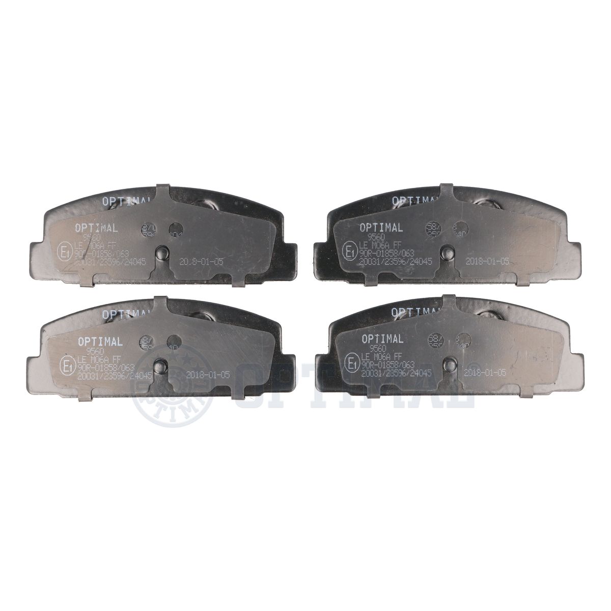 OPTIMAL BP-09560 - Тормозные колодки 