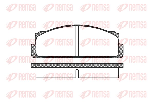 REMSA 0022.00 - Тормозные колодки 