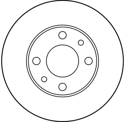 TRW DF1721 - Тормозные диски