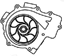 LUZAR LWP 1545 - Водяной насос - помпа