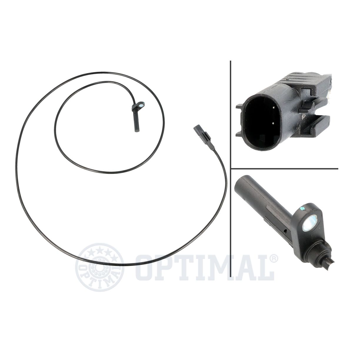 OPTIMAL 06-S663 - Датчик АБС (ABS)