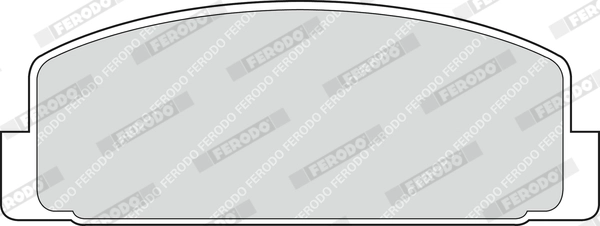 FERODO FDB372 - Комплект тормозных колодок, дисковый тормоз PREMIER