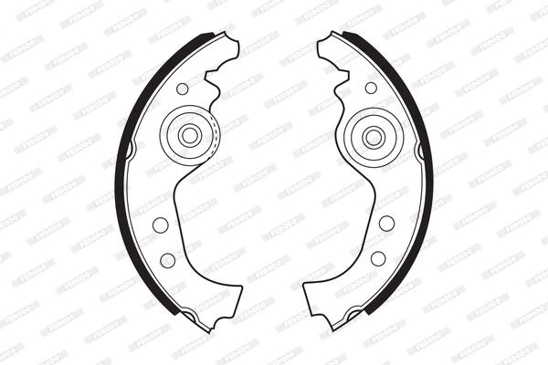 FERODO FSB27 - Комплект тормозных колодок PREMIER