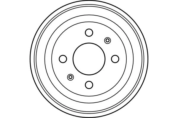 TRW DB4013 - Тормозной барабан