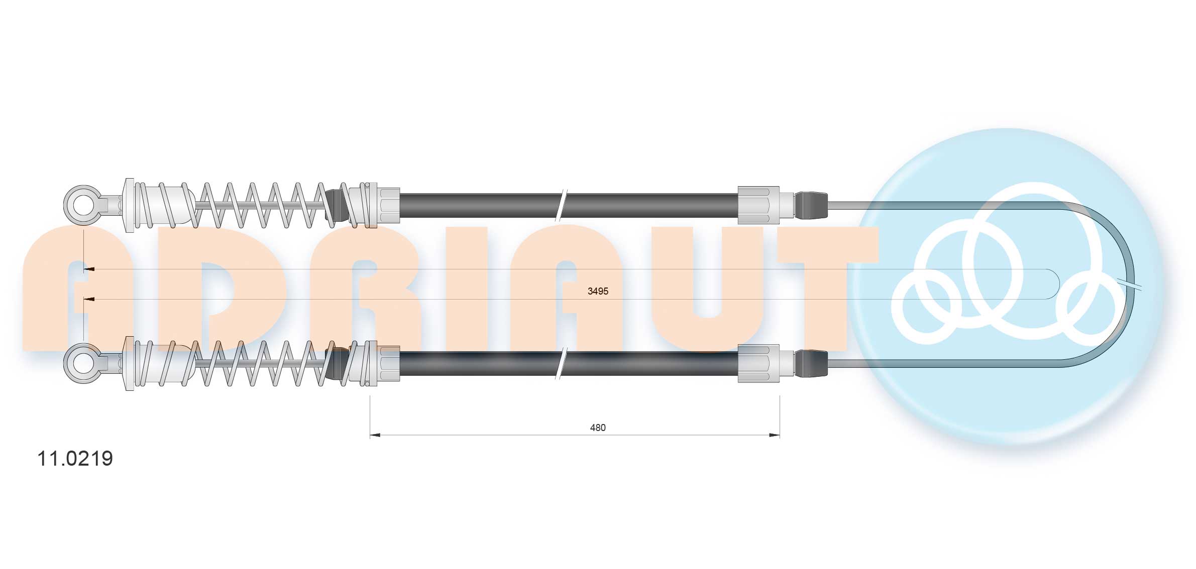 Трос ручника