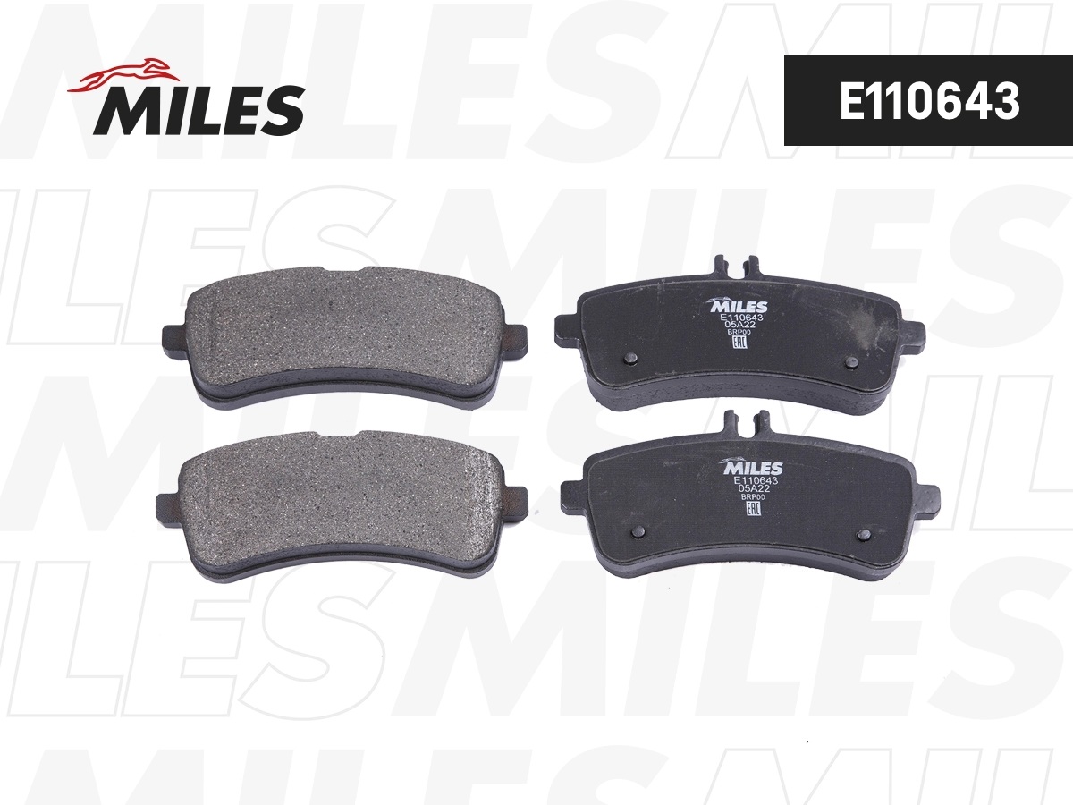 MILES E110643 - Тормозные колодки 