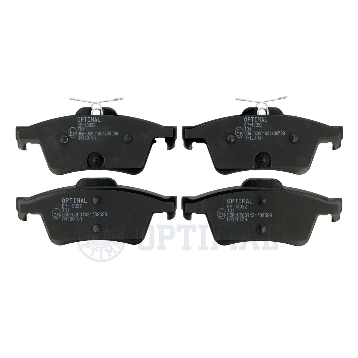 OPTIMAL BP-13022 - Тормозные колодки 
