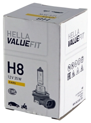 HELLA 8GH 242 632-151 - Лампа накаливания, фара дальнего света HELLA VALUEFIT