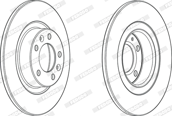 FERODO DDF2297C - Тормозной диск PREMIER