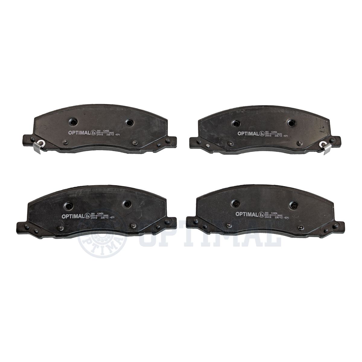 OPTIMAL BP-12456 - Тормозные колодки 