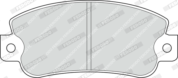 FERODO FDB351 - Комплект тормозных колодок, дисковый тормоз PREMIER ECO FRICTION