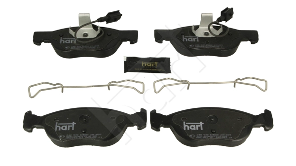 HART 248 949 - Комплект тормозных колодок, дисковый тормоз PREMIUM LINE