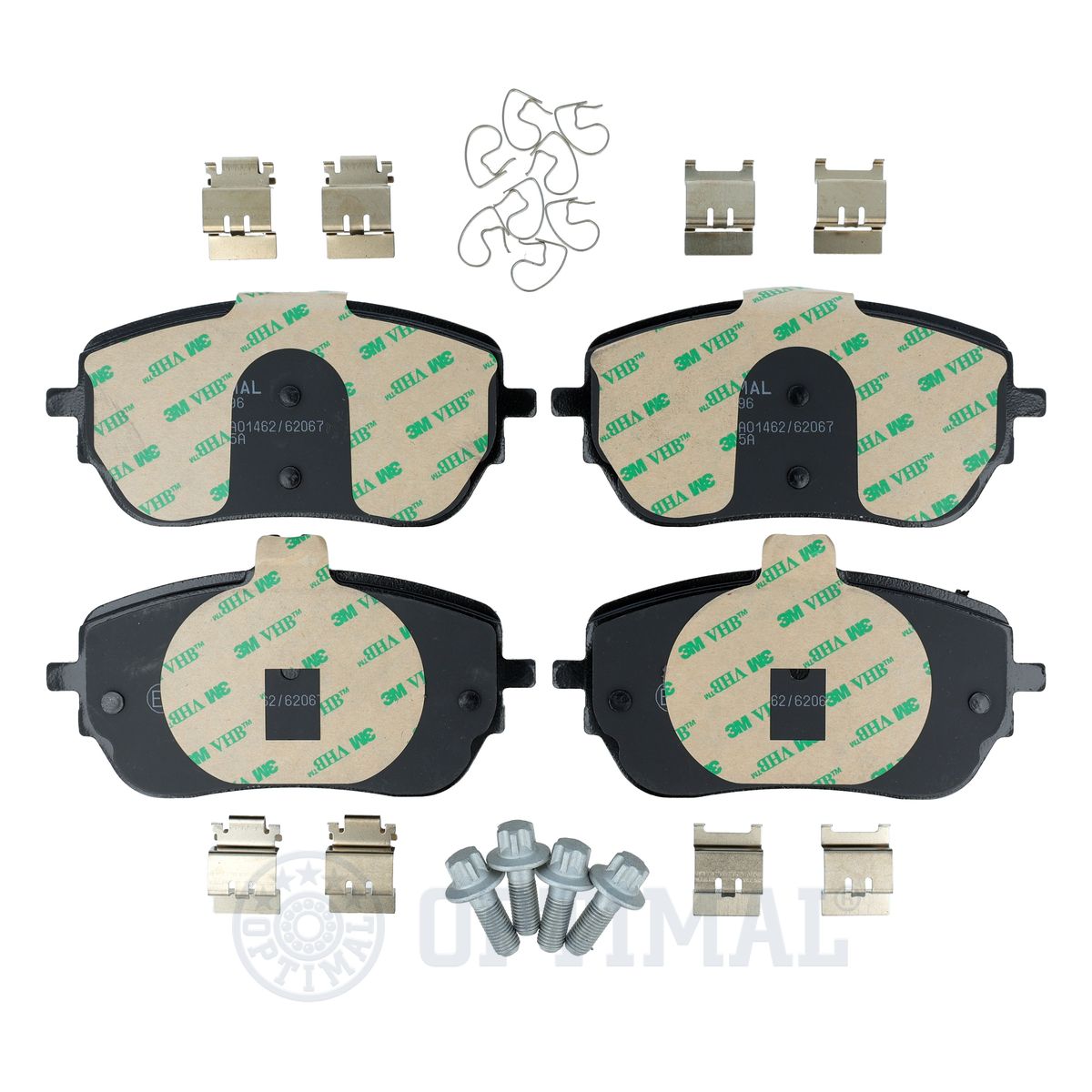 OPTIMAL BP-12896 - Тормозные колодки 