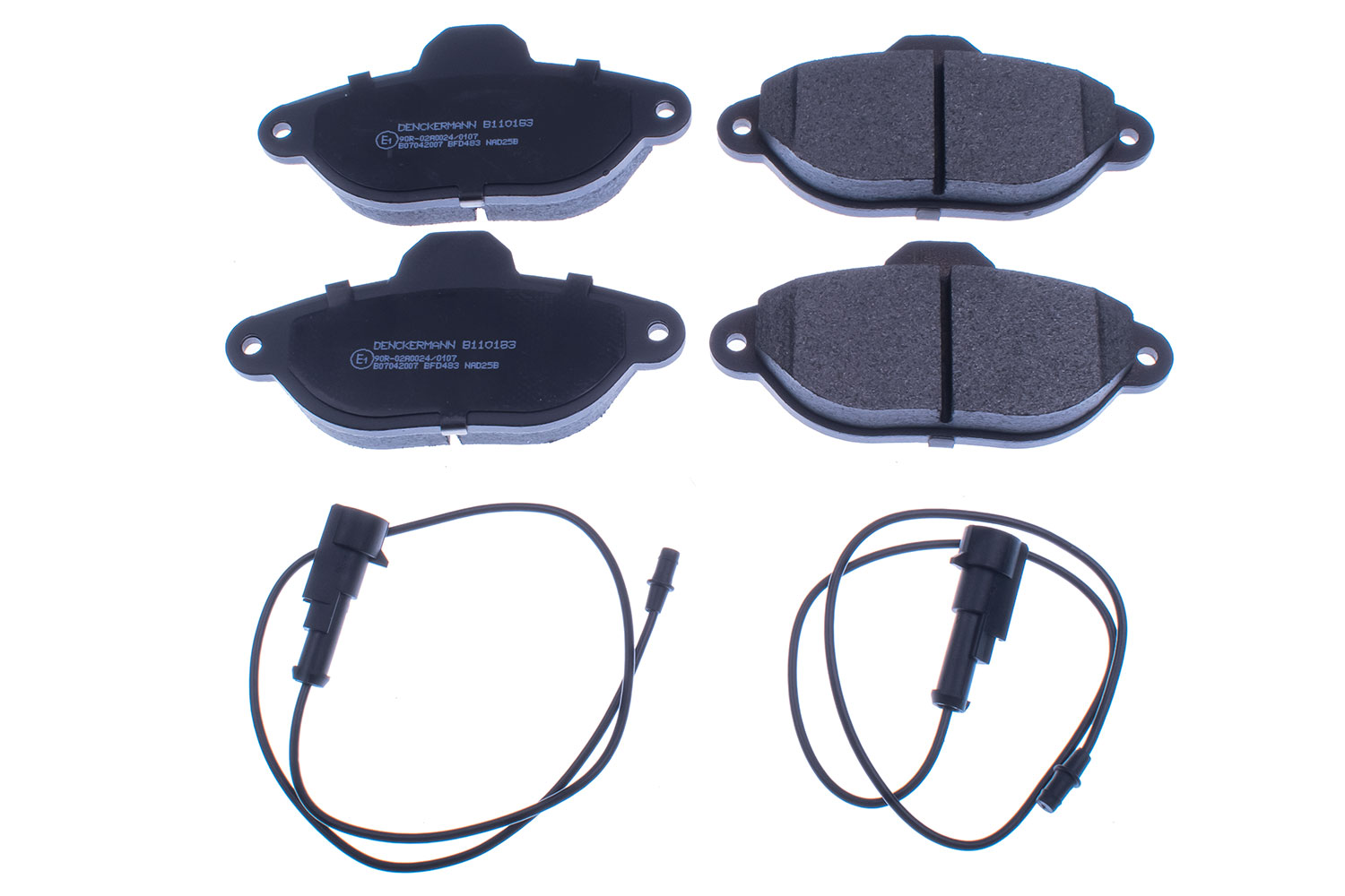 DENCKERMANN B110183 - Тормозные колодки 