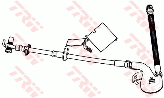 TRW PHD976 - Тормозные шланги